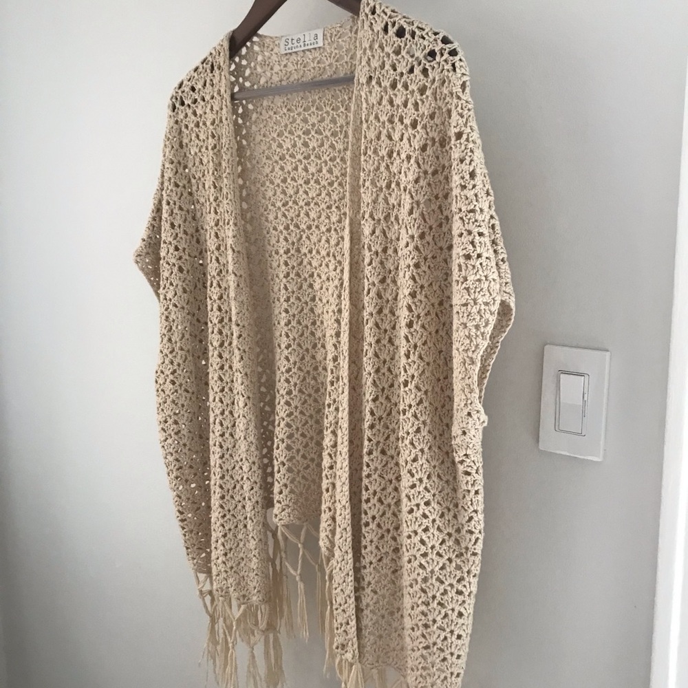 ❌SOLD❌ Stella Laguna Beach Crochet Top Sweater
